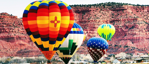 Hot air balloons,  Kanab Utah