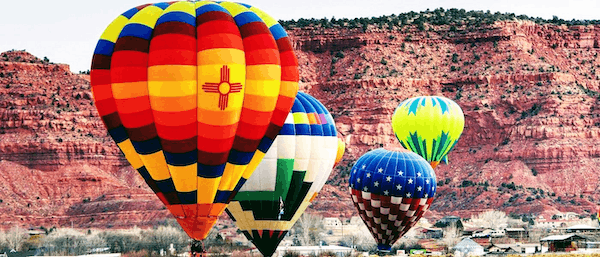Hot air balloons,  Kanab Utah
