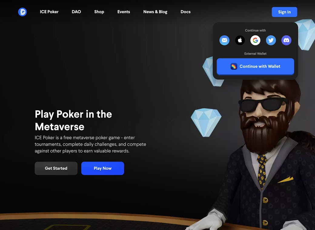 DG Website with new sign-in options