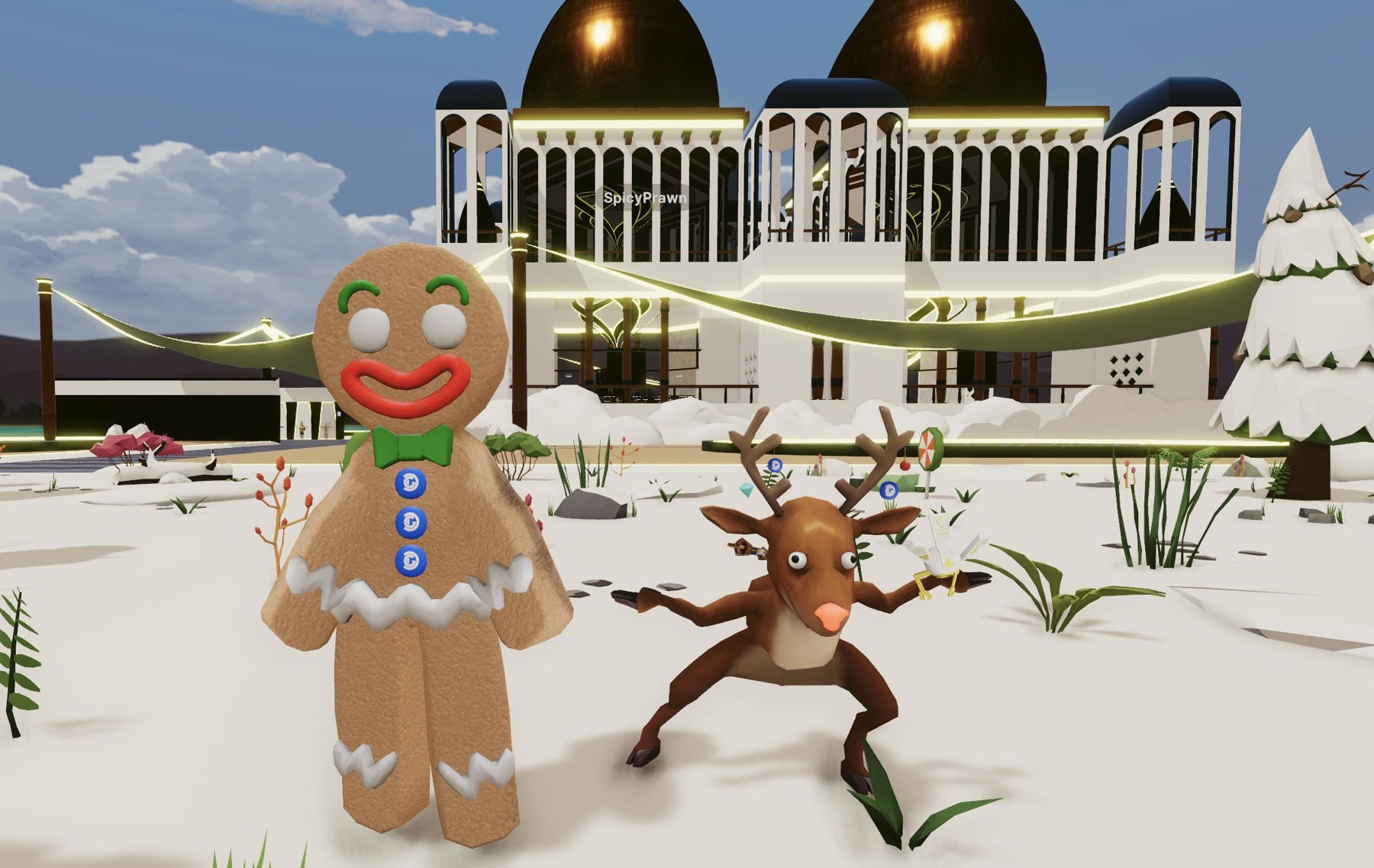 Gingerbread and Reindeer skins