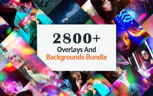 2800+ Overlays And Backgrounds Bundle