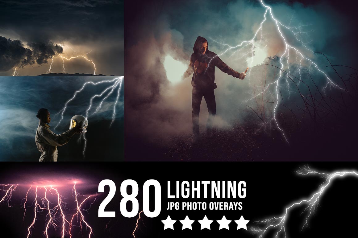 Lightning Photo Overlays