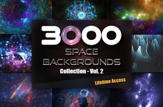 3000 Space Backgrounds & Textures Collection