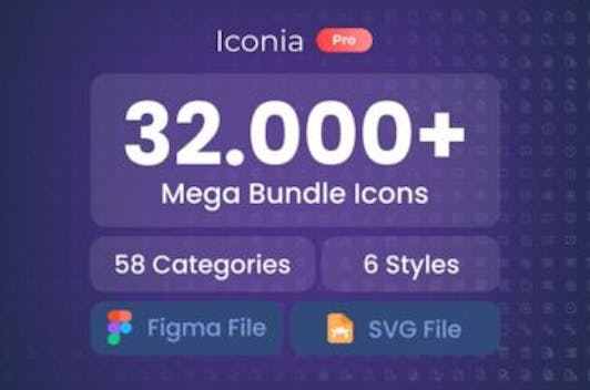 Iconia Pro – 32000+ Mega Bundle Design Icons