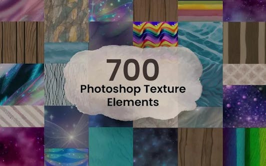 700 Photoshop Texture Elements