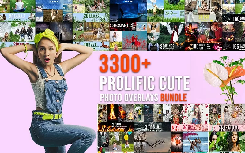3300+ Prolific Cute Phot Overlays