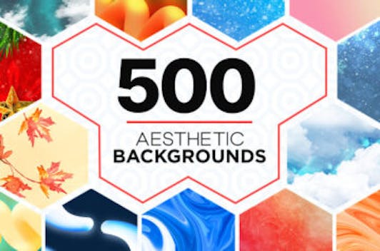 500 Aesthetic Backgrounds Collection