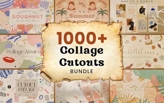 1000+ Dynamic Collage CutOuts Bundle