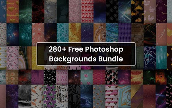 280+ Free Photoshop Backgrounds Bundle