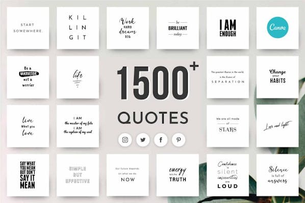 1500+ Typographic Quotes Bundle