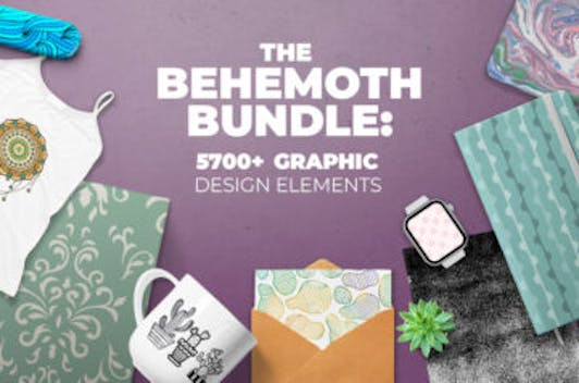 The Behemoth Bundle: 5700+ Graphic Design Elements