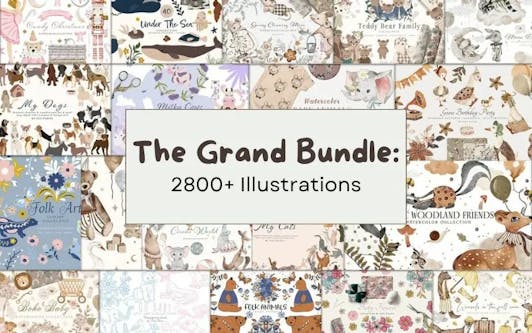 The Grand Bundle: 2800+ Illustrations