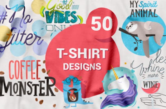 50+ Amazing Vector T-Shirt Designs perfect for the summer