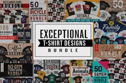 The Exceptional T-Shirt Design Bundle