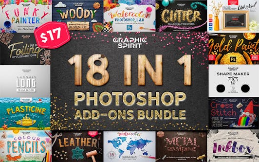 18-In-1 Photoshop Add Ons