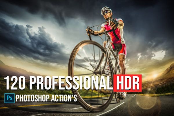 120 Master HDR Photoshop Actions Collection