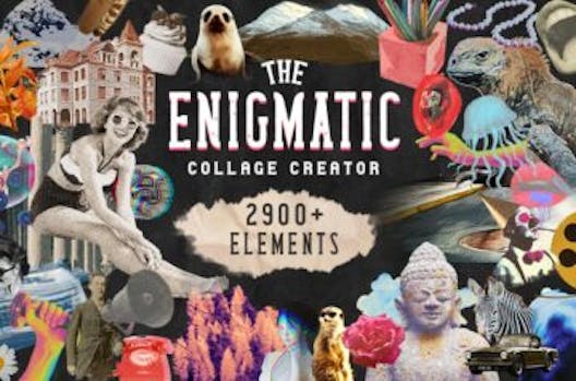 The Enigmatic Collage Creator Bundle: 2900+ Elements
