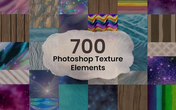 700 Photoshop Textures Bundle
