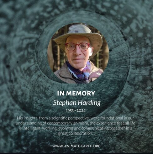 The late Stephan Harding, who passed last year