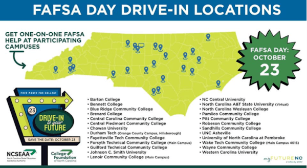 fafsa day drive in locations