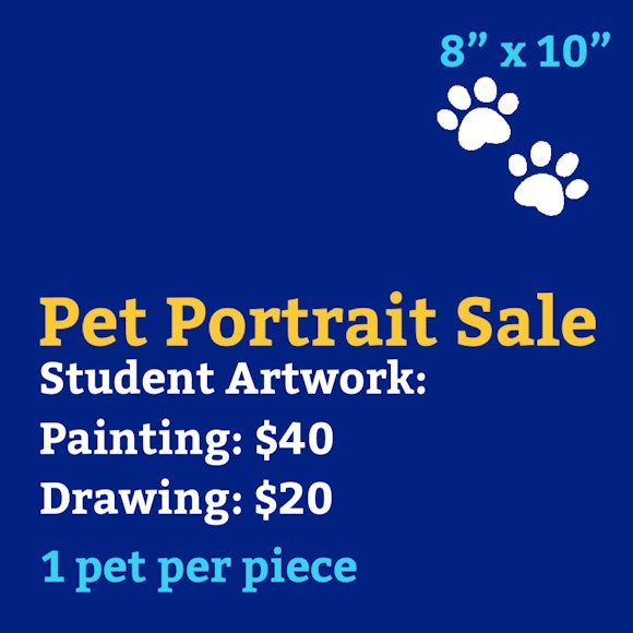 pet portrait sale