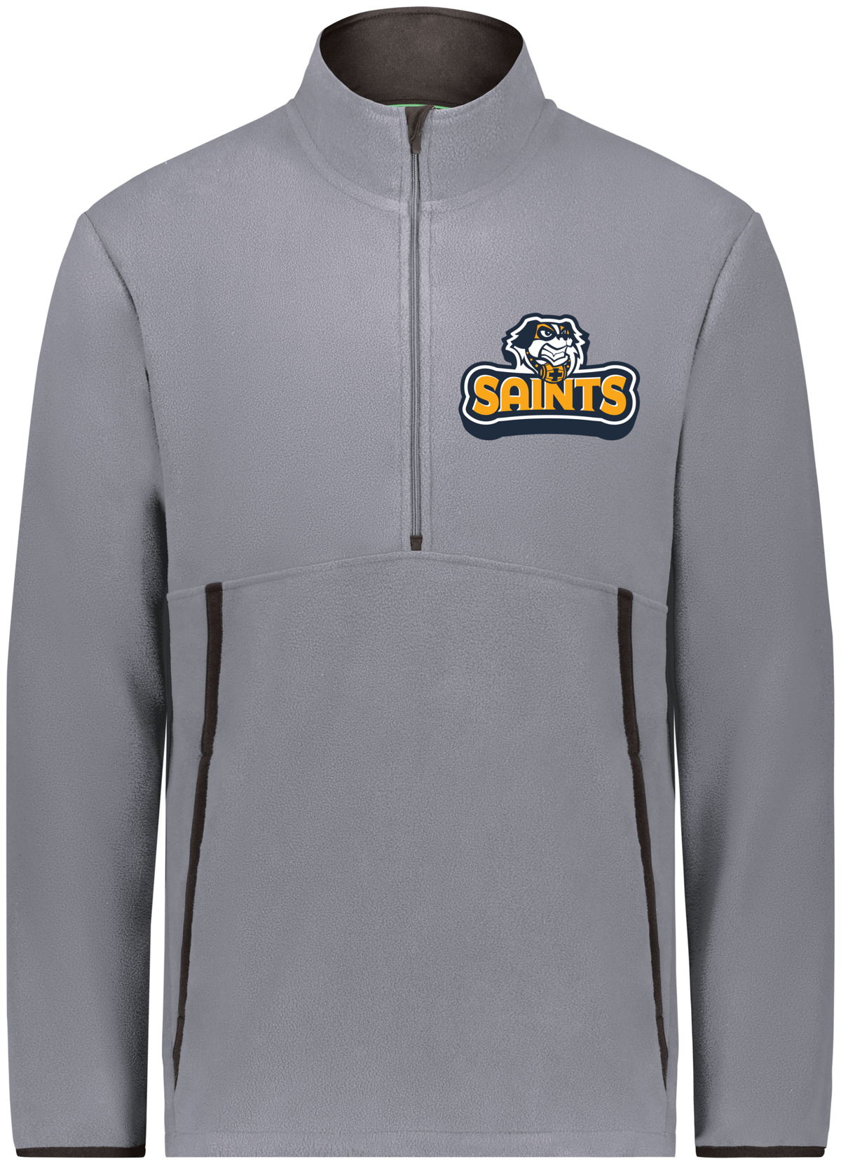 1/4zip-gray