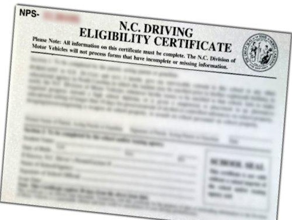 drivers eligibility certificate