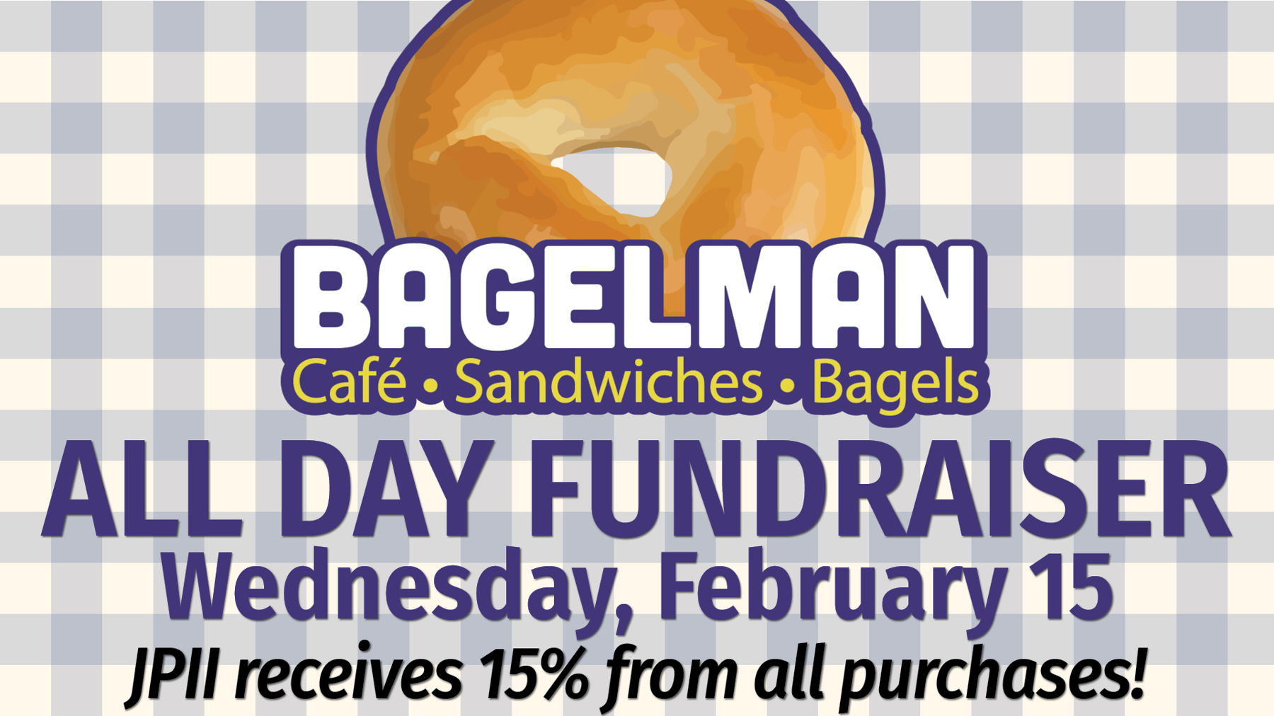 Bagelman fundraiser