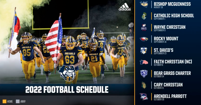 2022 football schedule