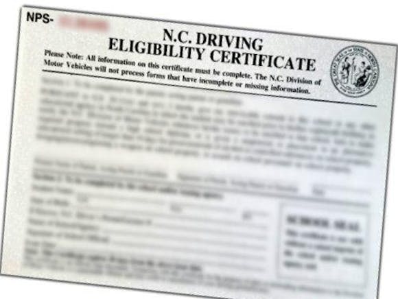 Driving Eligibility Certificate