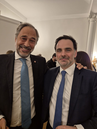 Pascal Bourbon avec Laurent Saint-Martin