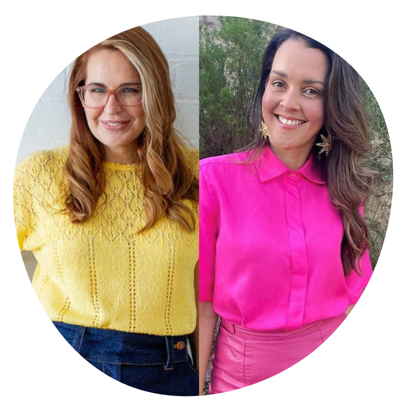 Image: Sustainable stylists, Simone from Style with Soul and Natacha from Style Me Natacha.