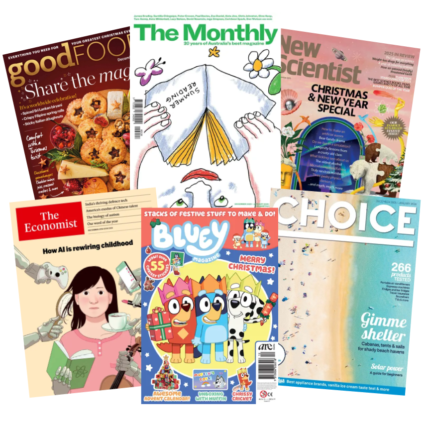 Email Image: Montage of magazine covers