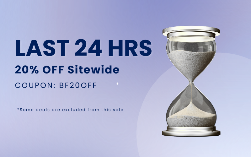Cyber Monday Sale - 20% OFF Sitewide