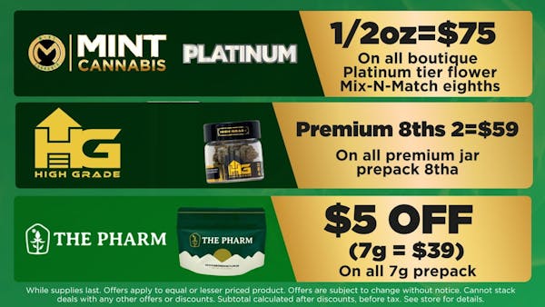 The Pharm 7g Prepack Connected Cannabis 3.5g 