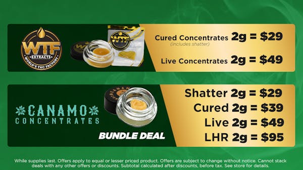 World THC Factory High Grade Concentrates 