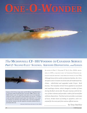 Email ImCAHS Journal Volume 58 Number 1 CF-101 Voodoo part 2 feature article image