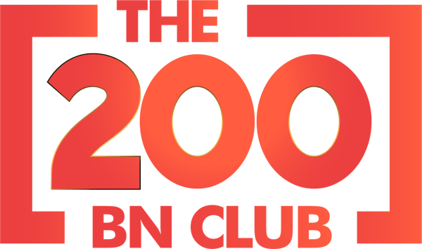 200 Billion Club Logo Red