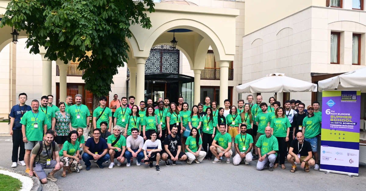 The new generation of researchers in Data Science met in Ioannina for the 6th ACM Europe Summer School