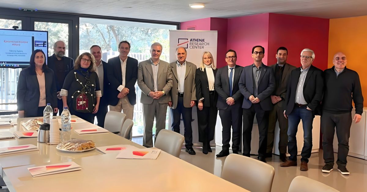 The New GSRI, Dr. Dimitris Terzis, at Athena Research Center