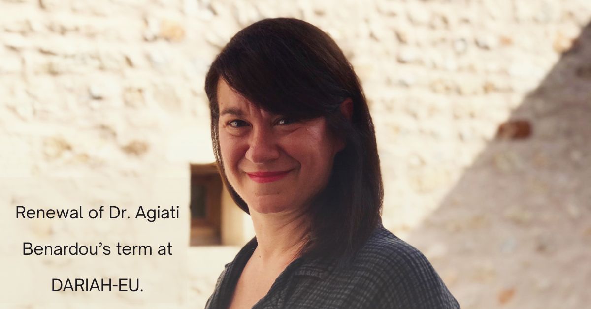 Renewal of Agiatis Benardou’s Term as Director of DARIAH-EU through 2028