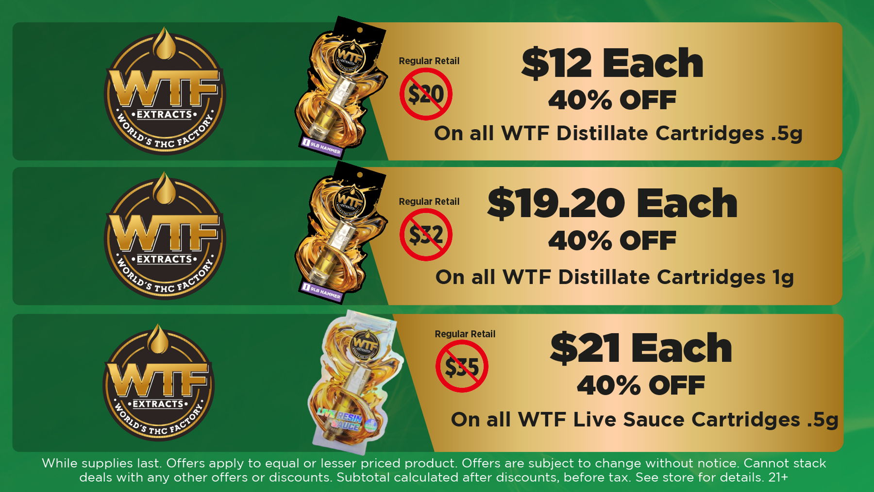 VenomX World's THC Factory 