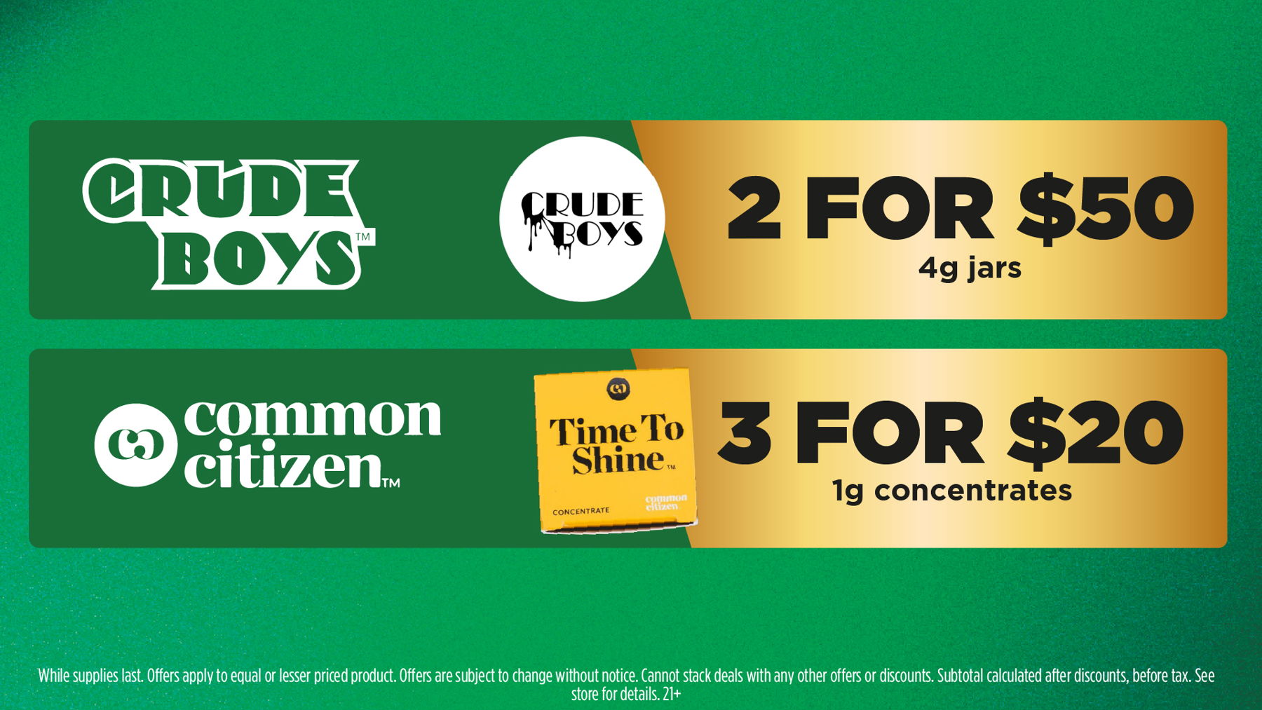 Mac Pharms Bundle	1g Cart, 200mg Gummy, 1g Concentrate, 1g Infused PR.	$34.99 Gold Tier Bundle	"1 Gold Tier 3.5g, (2) 1g Crude Boys/Drip Cart,  (2) 200mg Choice Chews, (2) 1g Paisley Trees PR"	$59.99 Silver Tier Bundle	1 Silver Tier 3.5g, 1g Common Citizen Wax, 200mg MKX Gummy, 1 Fire Styxx Infused PR	$39.99