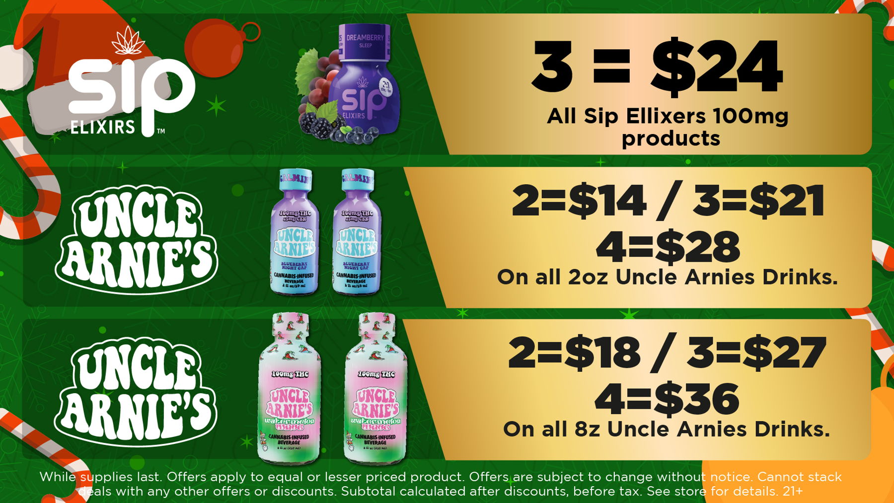 Mom & Pop Chocolates Wyld Gummies Mint Cafe Meal Deal