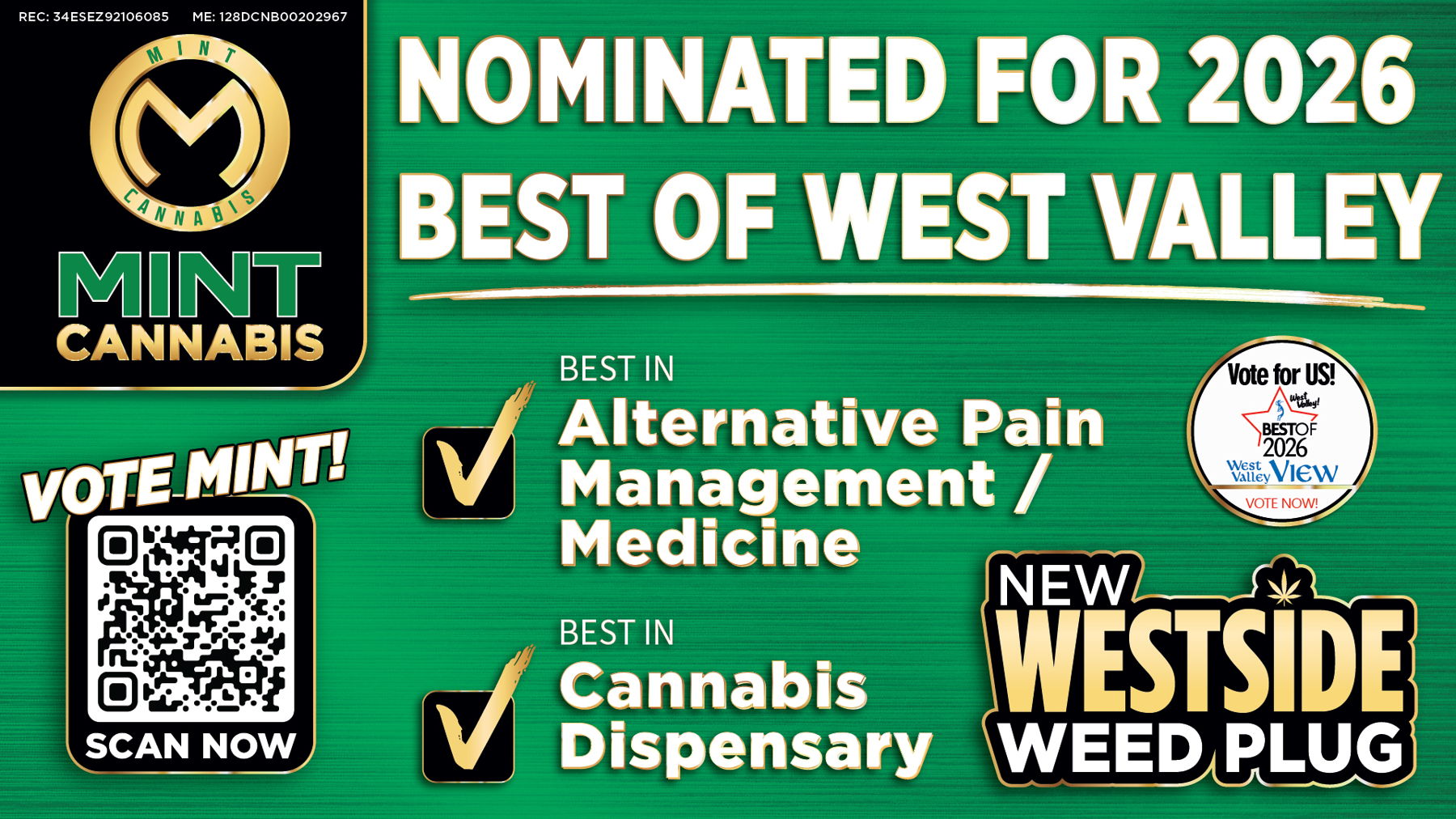 Wildflower Wednesday	Mix and Match 5g of Flower from Same Tier for Price of an Eighth. (Bronze, Silver, Gold, Plainum)