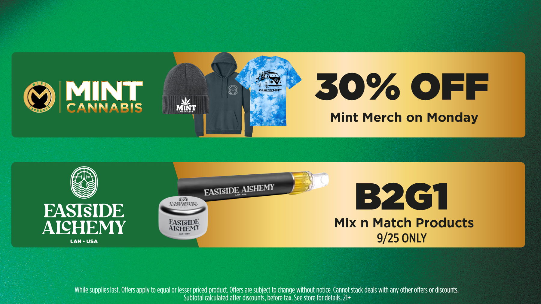 Mac Pharms Bundle	1g Cart, 200mg Gummy, 1g Concentrate, 1g Infused PR.	$34.99 Gold Tier Bundle	"1 Gold Tier 3.5g, (2) 1g Crude Boys/Drip Cart,  (2) 200mg Choice Chews, (2) 1g Paisley Trees PR"	$59.99 Silver Tier Bundle	1 Silver Tier 3.5g, 1g Common Citizen Wax, 200mg MKX Gummy, 1 Fire Styxx Infused PR	$39.99