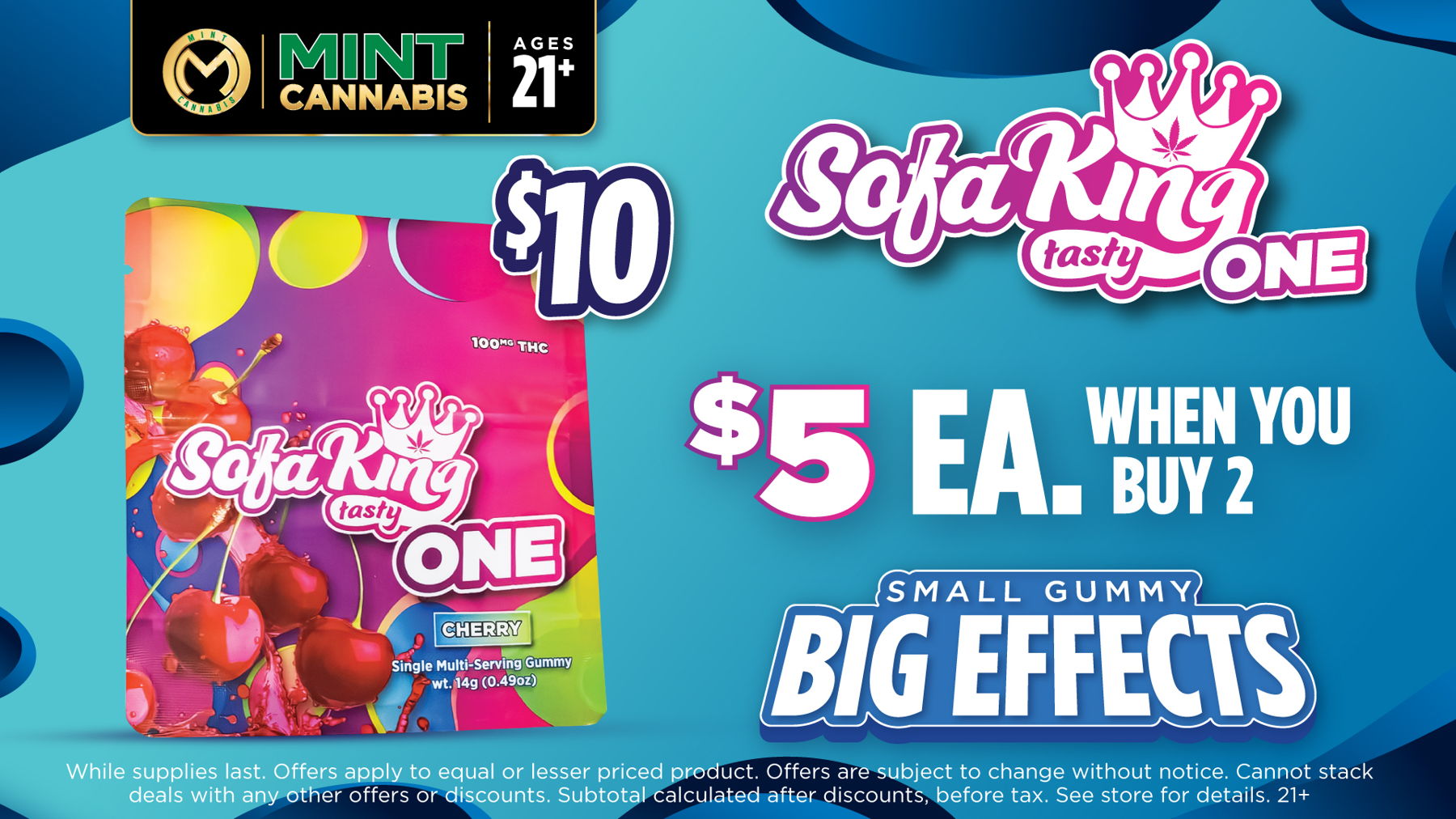 Wildflower Wednesday	Mix and Match 5g of Flower from Same Tier for Price of an Eighth. (Bronze, Silver, Gold, Plainum)