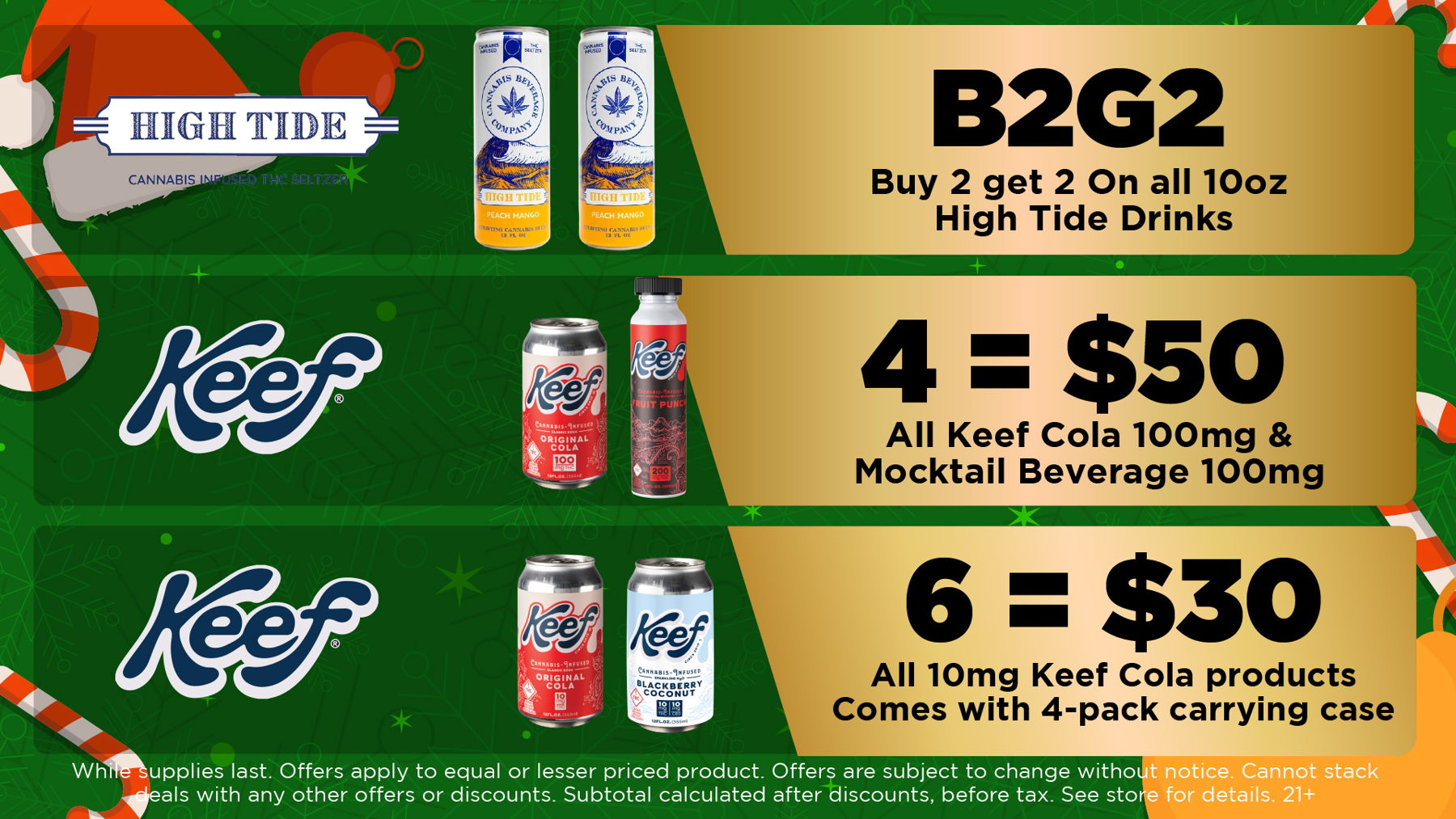 Mom & Pop Chocolates Wyld Gummies Mint Cafe Meal Deal