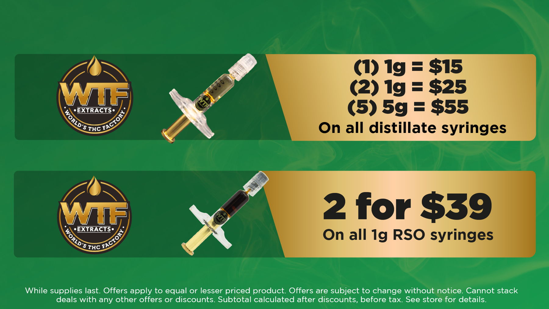 VenomX World's THC Factory 