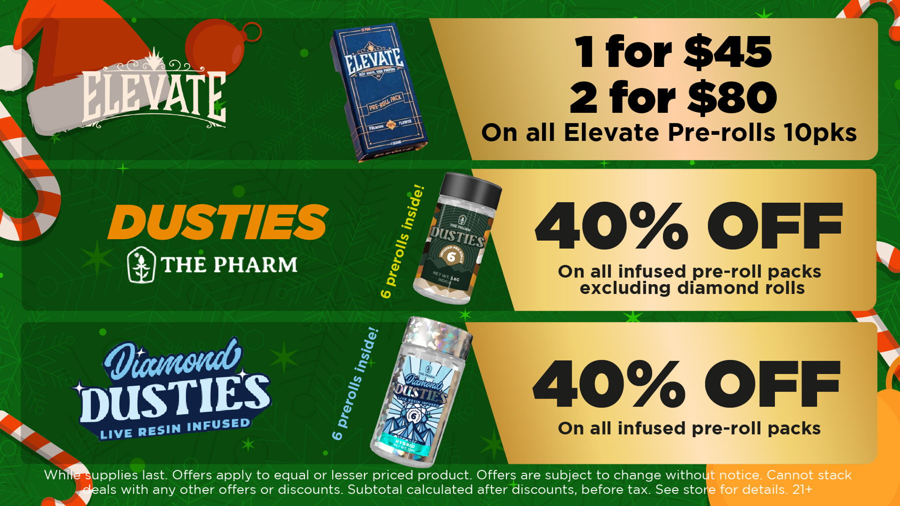 Heaterz Stiiizy Space Rocketz Diamond Infused Pre-Rolls Dusties Infused Pre-Rolls